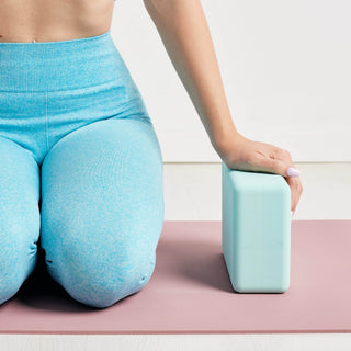 Equilibrium yogablok ondersteuning voor yoga green ash groen