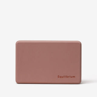 Equilibrium yogablok ondersteuning voor yoga old rose roze