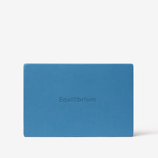 Equilibrium yogablok soft zacht ondersteuning bij yoga sea blue blauw